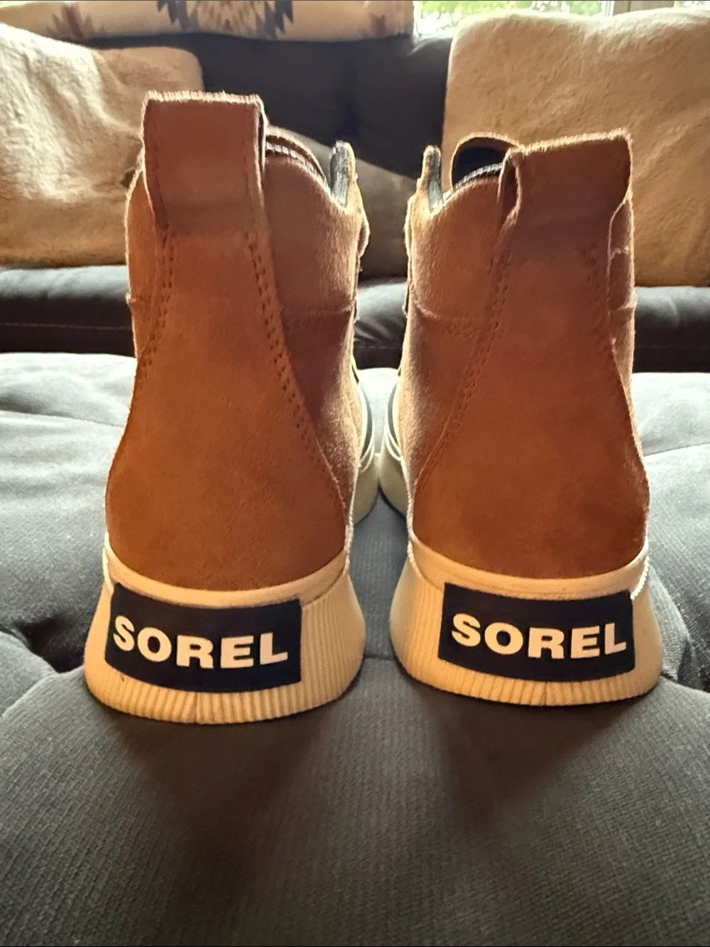 Sorel Kids Brown and Black Suede Rain & Snow Boots